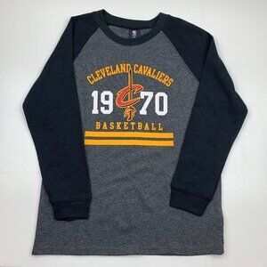 NBA Cleveland Cavaliers Logo Long Sleeve Thermal Shirt Youth Size Large (14-16)